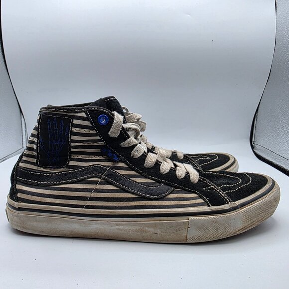 Vans Sk8 Hi x Breana Geering Mens Size 9 Black High Top Shoes Casual Walking - Picture 13 of 14